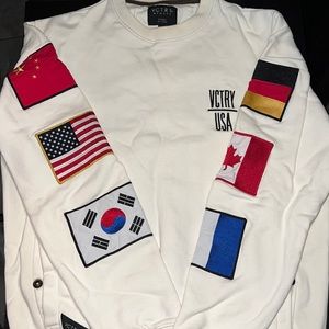 VCTRY Country Flags sweater.